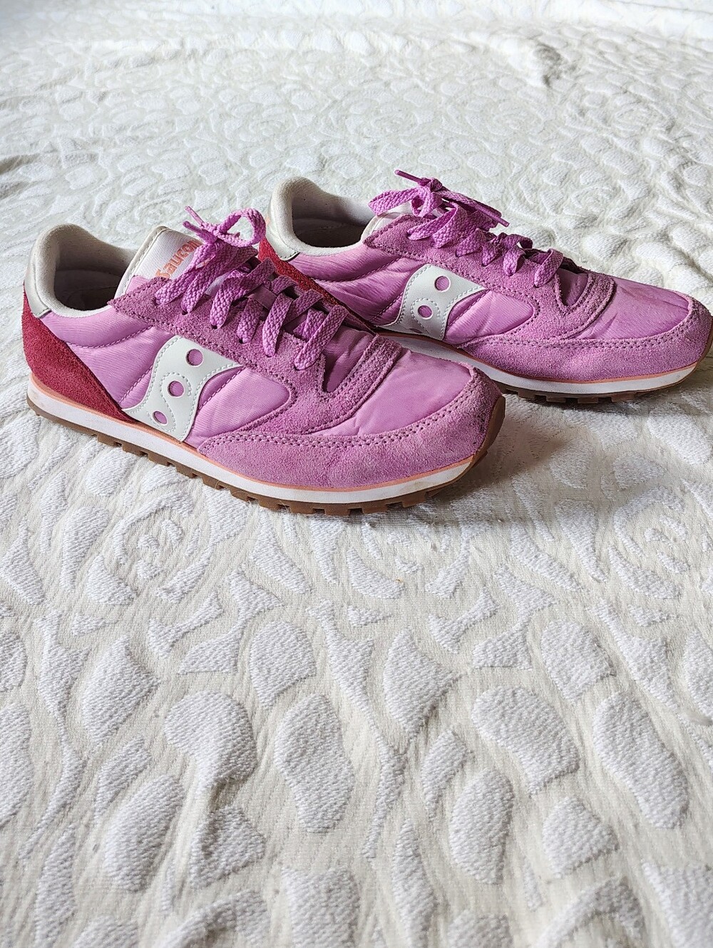Saucony Jazz Low Pro Shoes 8.5 purple Magenta